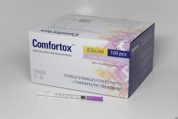 Comfortox Sterile Syringe 29G 8mm (100/box) 0.5cc/ml