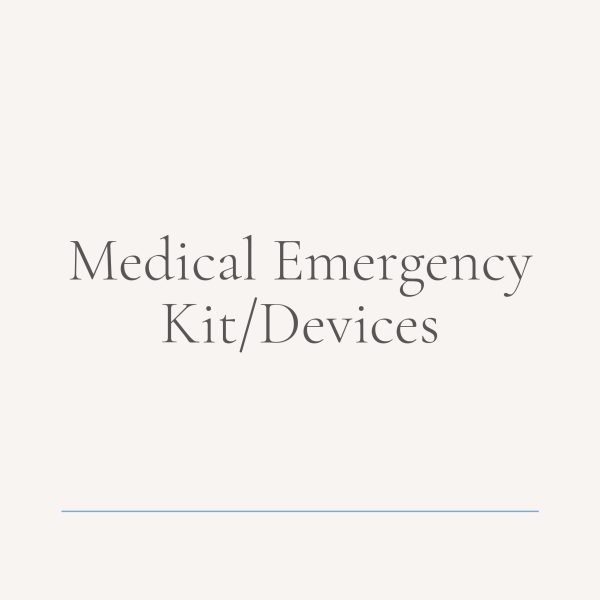 Medical Emergency Kit/Devices